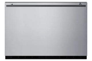 Summit SDR241OS 24" Wide Built-In Outdoor Drawer Refrigerator (Panel Not Included), 2.0 cu.ft.