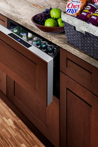 Summit SDR241OS 24" Wide Built-In Outdoor Drawer Refrigerator (Panel Not Included), 2.0 cu.ft.