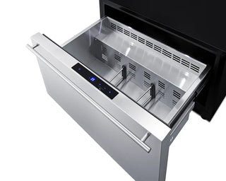Summit SDR301OS 30" Wide Built-In Outdoor Drawer Refrigerator, 2.5 cu.ft., (Panel Not Included)