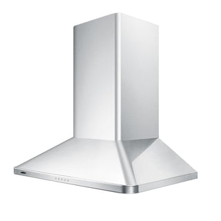 Summit SEH3630SS 30" Wide Wall-Mounted Range Hood with Push Button Controls in Stainless Steel
