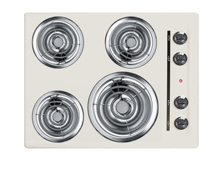 Summit SEL03 24" Wide 4-Burner Electric Coil Cooktop, Made in the USA
