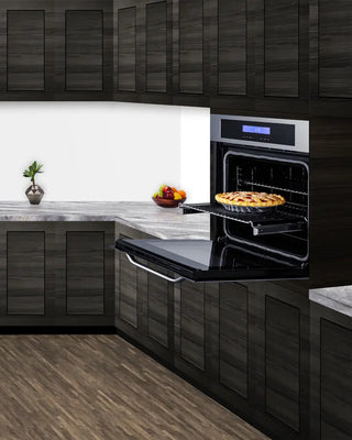 Summit SEW24SSX 24" Wide Electric Built-In Wall Oven with True Convection in Stainless Steel