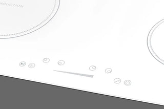 Summit SINC4B302W 30" Wide 4-Zone 208-240V Induction Cooktop in White EuroKera Glass