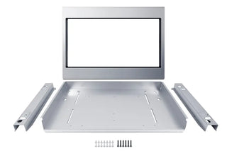 Summit SMBI27TK27 27" Wide Built-In Microwave with Trim Kit Included in Stainless Steel