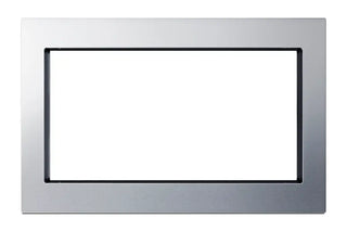 Summit SMBI27TK30 30" Wide Built-In Microwave with Trim Kit Included in Stainless Steel