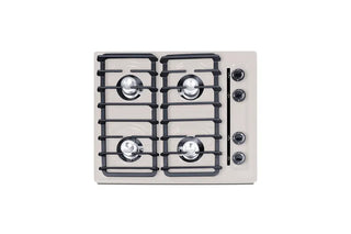 Summit SNL033I 24" Wide 4-Burner Gas Cooktop with Cast Iron Grates, Made in the USA