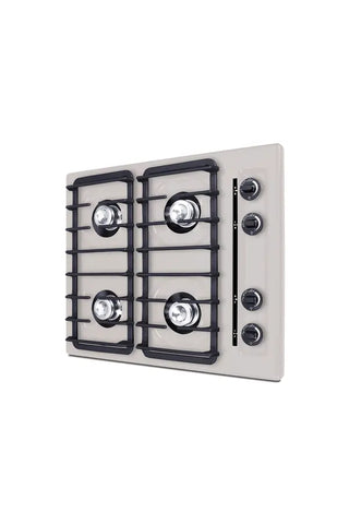Summit SNL033I 24" Wide 4-Burner Gas Cooktop with Cast Iron Grates, Made in the USA