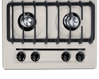 Summit SNL033I 24" Wide 4-Burner Gas Cooktop with Cast Iron Grates, Made in the USA