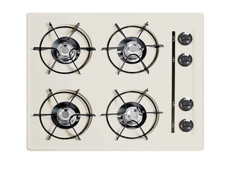 Summit SNL03P 24` Wide 4-Burner Gas Cooktop with Battery Start Ignition, Made in the USA