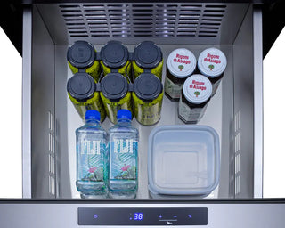 Summit SP6DS3D 24" Wide Built-In 3-Drawer All-Refrigerator in Stainless Steel, 4.9 cu.ft.