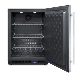 Summit SPFF51OS 24" Wide Outdoor All-Freezer with Frost-Free Operation, 4.6 cu.ft.