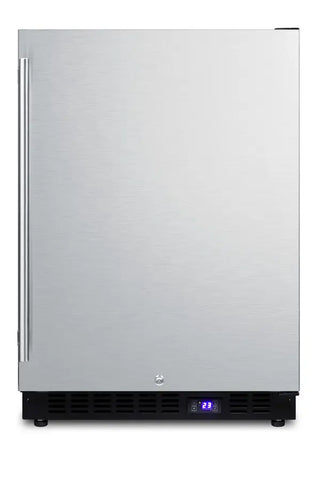 Summit SPFF51OSCSSIM 24" Wide Outdoor All-Freezer With Icemaker, 4.72 cu.ft., Stainless Steel, Frost-Free