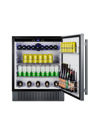 Summit SPR2700SS 27" Wide Outdoor All-Refrigerator with Stainless Steel Door, 4.98 cu.ft.