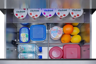 Summit SPR275OS2D 27" Wide 2-Drawer All-Refrigerator, 4.83 cu.ft., Stainless Steel Panel-Ready Drawers, Indoor Outdoor,