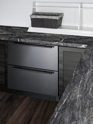 Summit SPR275OS2DCSS 27" Wide Built-In 2-Drawer Outdoor All-Refrigerator in Stainless Steel