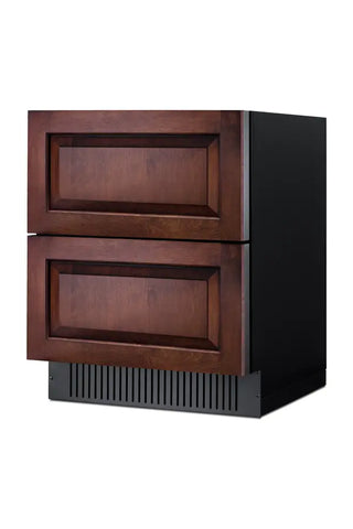 Summit SPR275OS2DPNR 27" Wide 2-Drawer All-Refrigerator, 4.83 cu.ft. (Panels Not Included), Panel-Ready Drawers