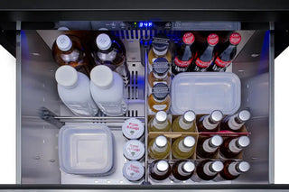 Summit SPR275OS2DPNR 27" Wide 2-Drawer All-Refrigerator, 4.83 cu.ft. (Panels Not Included), Panel-Ready Drawers