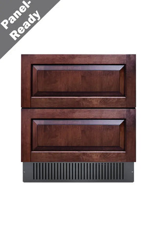 Summit SPR3032DPNR 30" Wide 2-Drawer All-Refrigerator with Panel-Ready Drawer Fronts, 5.42 cu.ft., (Panels Not Included)  