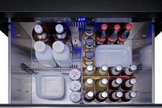 Summit SPR3032DPNR 30" Wide 2-Drawer All-Refrigerator with Panel-Ready Drawer Fronts, 5.42 cu.ft., (Panels Not Included)  