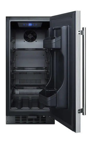 Summit SPR316OS 15" Wide Outdoor All-Refrigerator, 3.0 cu.ft., Stainless Steel Door, Frost-Free