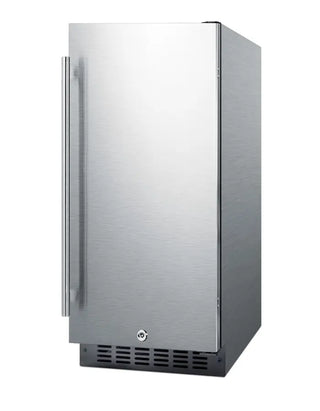 Summit SPR316OSCSS 15" Wide Outdoor All-Refrigerator, 3.0 cu.ft., Stainless Steel Cabinet and Door