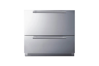 Summit SPR36DROS 36" Wide Built-In 2-Drawer Outdoor All-Refrigerator in Stainless Steel