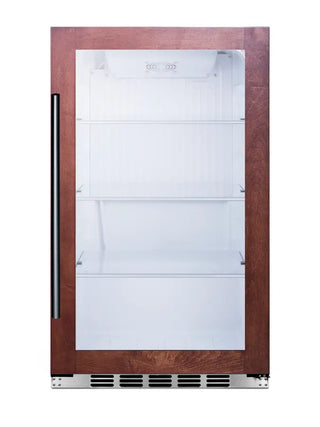 Summit SPR489OSCSSPNR 19" Wide Shallow-Depth Outdoor Beverage Center, Panel-Ready Door Trim, 3.1 cu.ft. (Panel Not Included)