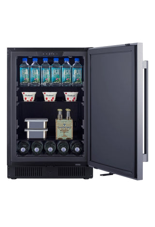 Summit SPR621OS 21" Wide Outdoor All-Refrigerator, ADA Compliant, Built-In Undercounter Design, 3.5 cu.ft.