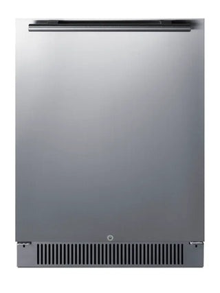 Summit SPR623OS 24" Wide Outdoor All-Refrigerator with Stainless Steel Door, 4.6 cu.ft.