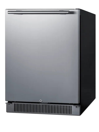 Summit SPR623OS 24" Wide Outdoor All-Refrigerator with Stainless Steel Door, 4.6 cu.ft.