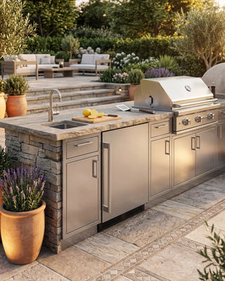 Summit SPR624OS 24" Wide Outdoor All-Refrigerator, ADA Compliant, Built-In Undercounter Design, 4.3 cu.ft.