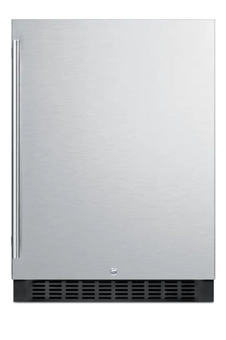 Summit SPR627OS 24" Wide Outdoor All-Refrigerator with Stainless Steel Door, 4.6 cu.ft.