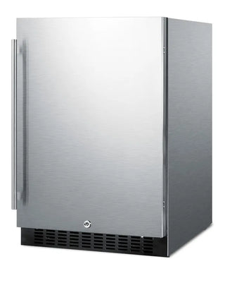 Summit SPR627OSCSS 24" Wide Outdoor All-Refrigerator with Stainless Steel Door and Cabinet, 4.6 cu.ft.