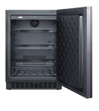 Summit SPR627OSIF 24" Wide Outdoor All-Refrigerator, Panel-Ready Door, 4.6 cu.ft., (Panel Not Included) 