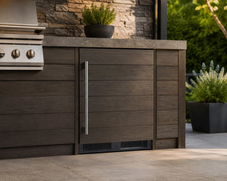Summit SPR627OSPNR 24" Wide Outdoor All-Refrigerator, Panel-Ready, Built-In Undercounter Design, (Panel Not Included)