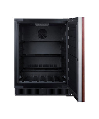 Summit SPR627OSPNR 24" Wide Outdoor All-Refrigerator, Panel-Ready, Built-In Undercounter Design, (Panel Not Included)
