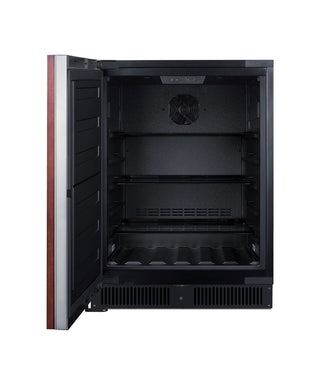 Summit SPR627OSPNRLHD 24" Wide Outdoor All-Refrigerator, Panel-Ready, Left Hand Door, (Panel Not Included) 