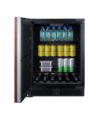 Summit SPR627OSPNRLHD 24" Wide Outdoor All-Refrigerator, Panel-Ready, Left Hand Door, (Panel Not Included) 