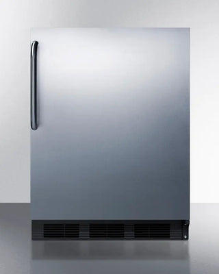 Summit SPR7BOSST 24" Wide Outdoor All-Refrigerator with Stainless Steel Construction, 5.5 cu.ft.