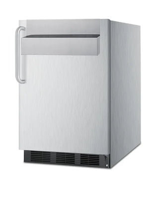 Summit SPR7BOSSTSR 24" Wide Outdoor All-Refrigerator with Included Speed Rail, 5.5 cu.ft.