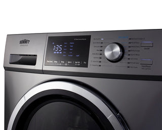Summit SPWD2203P 24" Wide 115V All-In-One Washer - Dryer Combo in Stainless Steel 