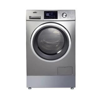 Summit SPWDRISERSS Washer Dryer Pedestal in Stainless Steel (Made in USA)