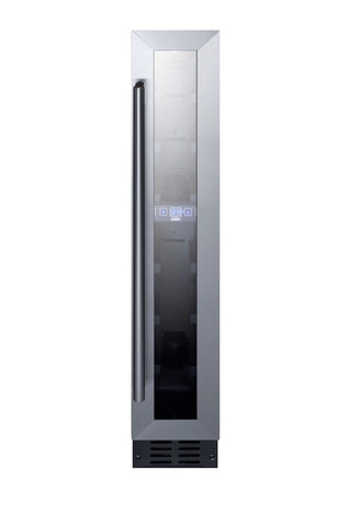 Summit SWC007 6" Wide Built-In 7-Bottle Beverage Cellar