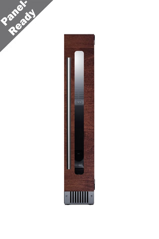 Summit SWC008PNR 6" Wide Built-In 7-Bottle Panel-Ready Beverage Cellar, (Panel Not Included) 