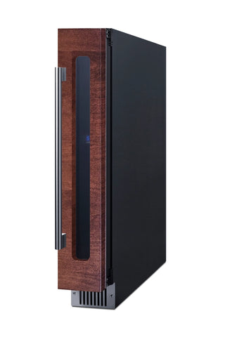 Summit SWC008PNR 6" Wide Built-In 7-Bottle Panel-Ready Beverage Cellar, (Panel Not Included) 