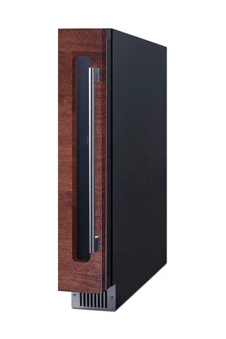 Summit SWC008PNRLHD 6" Wide Built-In 7-Bottle Panel-Ready Beverage Cellar, (Panel Not Included)