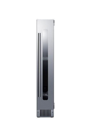 Summit SWC008SS 6" Wide Built-In 7-Bottle Beverage Cellar in Stainless Steel