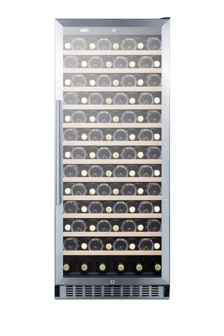 Summit SWC1102 24" Wide 102-Bottle Mid-Sized Beverage Cellar
