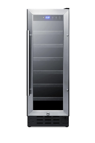 Summit SWC1224B 12" Wide Built-In 21-Bottle Beverage Cellar