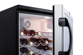 Summit SWC6GBL 24" Wide 36-Bottle Commercial Freestanding Beverage Cellar